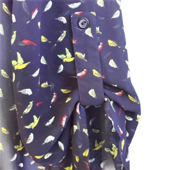 Hummingbird Lover Blouse Tab Sleeves XXL - Picture 5 of 7